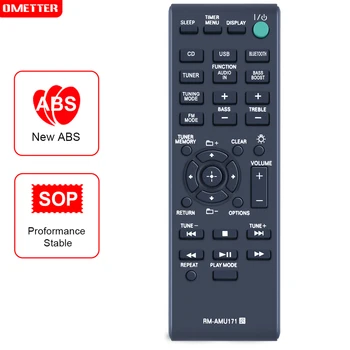 Дистанционно за управление на телевизор Sony RM-AMU171 За CMT-SBT100 HCD-SBT100 CMT-SBT100B HCD-SBT100BAV Телевизионен контролер Черен