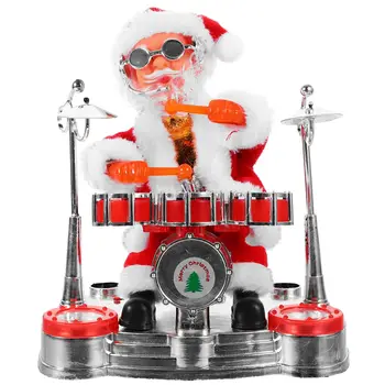 1бр Фигурка на Дядо Коледа Пеенето на Коледни Играчки, Коледна Музикална Кукла Играчки Коледна Украса, Дядо Коледа Фигурки на Дядо Коледа