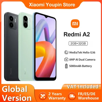 Xiaomi Redmi A2 Глобалната Версия на MTK Хелио G36 Мобилен Телефон 6,52 