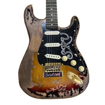 Електрическа китара SRV Стиви Рей Вон Aged Реликва, благородна китара, безплатна доставка в присъствието на