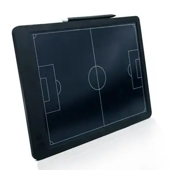 1 бр. Футболна електронна дъска за треньор на премиум-клас с писалка, 15-инчов LCD дисплей с голям екран, футболно баскетболното обзавеждане за тренировки