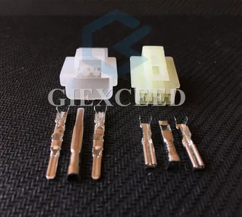2 комплекта на 3-контактни 6090-1131 6090-1136 Автоматични кабелни конектори, изход за окабеляването