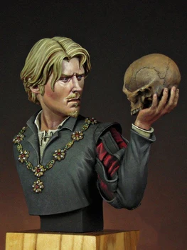 Нов комплект за изработка на бюст на принц Хамлет Датски в разглобено формата на 1/12, играчки със собствените си ръце, модел от небоядисана катран
