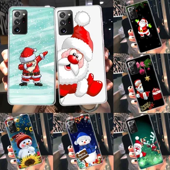 Дядо Коледа и Лосове през зимата Калъф за телефон Samsung Galaxy А01 A02S A03 A03S A04 A04S A9, A8, A7, A6 A10E J6 J8 J4 Plus S6 Edge S1