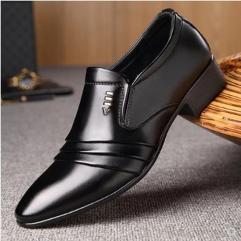 Кожени Обувки за Мъже, Корейската Версия на Универсалната Модерен Мъжки Ежедневни Обувки, Лоферы, Мъжки Социална Обувки, Мъжки Zapatos Para Mujeres 신발