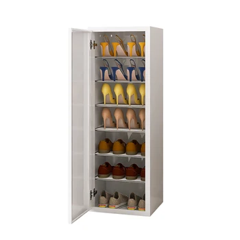 Интелигентен шкаф за обувки домакински входен коридор на входа стомана, рафтове за дезинфекция на обувки с голям капацитет