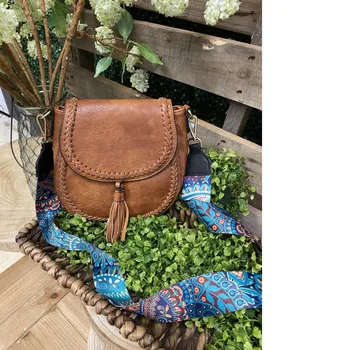 Дамска чанта Shou, малка дамска чанта, седло, презрамка, чанти с горната дръжка, дамски чанти от естествена кожа, дамски чанти