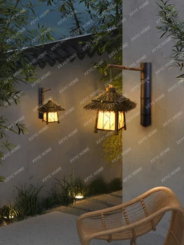Външен Водоустойчив, с монтиран на стената лампа, Лампа за вила Лампа за градина във вътрешния двор Лампа за балкона B & B Открит светлина
