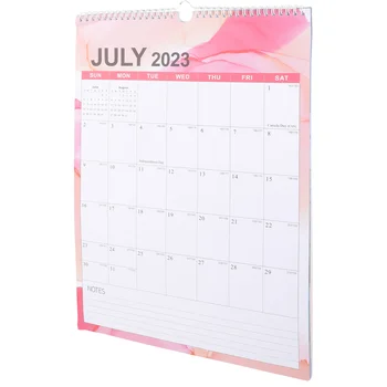 Стая Месечен Календар Английски Календар Семейна Стена Домакинство 2023 2024 Обратното Броене Стени Дневен Здрав Офис