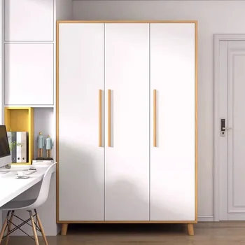 Компактен Багажник-купе Nordic Wooden White Room Organization Багажник-купе De Madera Мебели за дома