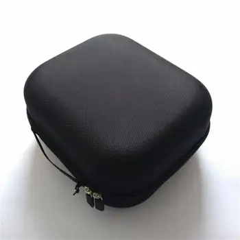 Черна преносима чанта-тоут за защита на слушалки, аксесоари за слушалки, голяма чанта за слушалки, лесен за употреба формовка горещата компресия оформено