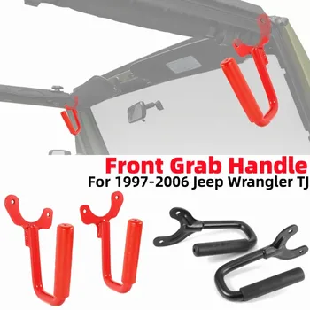 2 бр./компл. Размерът / видът на предните ръкохватки Ръкохватка Твърда дръжка за сигурност хлебна стомана, Подходящ за Jeep Wrangler TJ 1997-2006 година на издаване