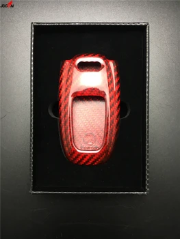 Защитен Калъф За Дистанционно Ключодържател От карбон За Audi A4 A4L A5 A6 A6L A7 A8L Q5 Q7 S5 SQ5 S6 S7 S8