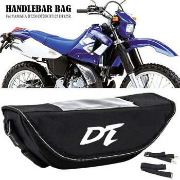 Чанта на кормилото на мотоциклета водоустойчива чанта за навигация на волана за YAMAHA DT230 DT200 DT125 DT125R
