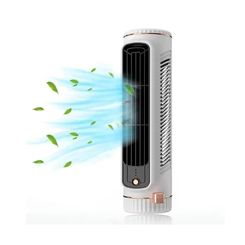 Портативен автоматичен климатик с дистанционно управление, климатик персонален USB Мини-климатик с 3-високоскоростни електрически вентилатор бял цвят