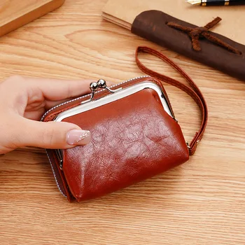 Нова чанта за карти, женствена чанта за монети с катарама, чанта с цип, органайзер, мультикарточная чанта на едро