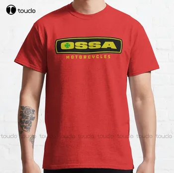 Ossa Motorcycles Класическа Тениска Art Shirt Custom Aldult Юношески Тениски Унисекс С Дигитален Печат, Забавни Тениски С Къс Ръкав