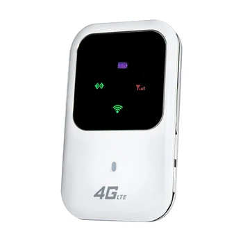 1Set Mifi Джобен 4G Wifi Рутер Авто Мобилен Wifi Безжична Точка за Достъп Пластмаса Със Слот За Сим-карта за Безжична Mifi