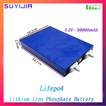 Литиево-желязо-фосфатный батерия Lifepo4 3,2 30. А за соларни улични лампи, акумулатори на слънчева енергия, UPS, източник на захранване, RV