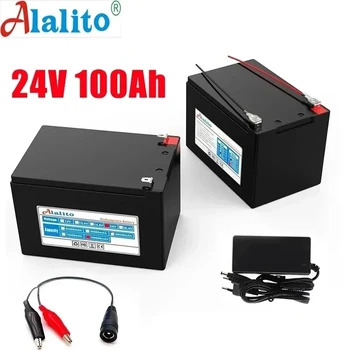 Alalito Батерия с Висок капацитет 6s4p 24V 100Ah 18650 Литиево-йонна Батерия 25,2 V 100000mAh под Наем Мотопед Електроинструмент Батерия