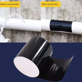 Super Fix Здрава водоустойчива изолация за предотвратяване на течове Ремонт самозалепваща лента Изпълнение на Самозалепващи Залепваща лента Водоустойчива лента за тръби