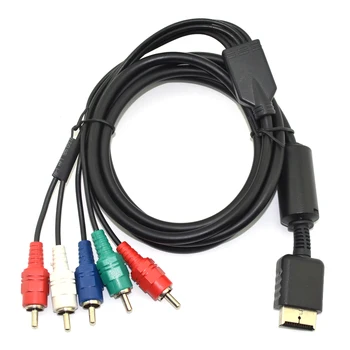 Компонентен AV кабел 5RCA Аудио-Видео HD-TV-Кабел За Playstion2 За PS2 Контролера на PS3