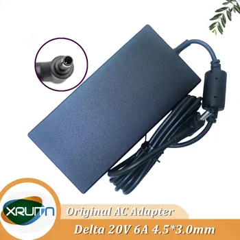 Истински Delta 20V 6A 120W 4,5*3,0 мм Адаптер, Зарядно Устройство За MSI Cyborg 15 A13VE-218US A12VF-215US Захранване Гейминг Лаптоп