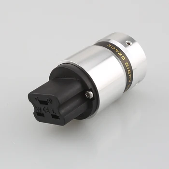 Audiocrast HI-End меден цвят с родиевым покритие Performance Power Конектори 20A штепсельная вилица IEC