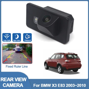 Камера за обратно виждане, за BMW X3 E83 2003 2004 2005 2006 2007 2008 2009 2010 CCD Камера за нощно виждане за обратно виждане камера регистрационен номер