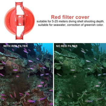 НОВОСТ-Филтър за гмуркане Insta360 X3 Dive Case, Цветокоррекция При подводния на плуване, сноркелинге и подводни Снимки-видео