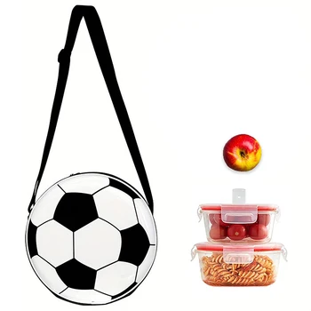 Преносим футболна самозалепваща чанта, хладилник, чанта за обяд, многофункционална чанта, кутия за пикник, с лед, Оксфорд водоустойчив туристическа чанта