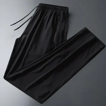 Размер брючных панталони Silk Ice Годишната свободна бързосъхнеща кърпа 7xl Мъжки спортни спортни панталони 8xl Slim Stretch Big Military