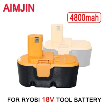 P100 P101 Взаимозаменяеми батерия 4800mAh, Съвместим с Безжични Электроинструментами Ryobi 18V ABP1801 ABP1803 BPP1820 ABP1803
