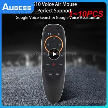 1 ~ 10ШТ Fly Mouse G10S Гласова дистанционно управление на 2.4 G Безжична жироскопи IR обучение за Android TV Box H96 X3