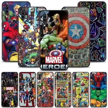Калъфи за Samsung Galaxy A50 A70 A10 A20e A30 A40 A20s A10s A10e A80 A90 A60 A30s Калъф с привлекателна стикер Супергерой на Marvel
