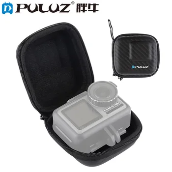 Чанти за фотоапарати PULUZ 8,5 см, преносим мини чанта за съхранение на OSMO Action, седалките са изработени от въглеродни влакна, устойчив на удари калъф, аксесоари за фотоапарати