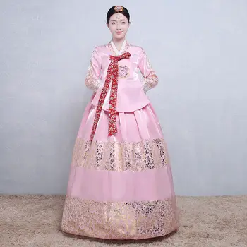 Новият Корейски реколта костюм Традиционни Корейски костюми Женски придворни тоалети по-Добро танцово шоу Dachangjin Korean Costume