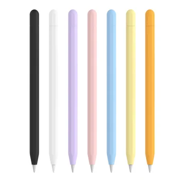 Калъф за Apple Pencil 2 Защитен калъф Мек силиконов преносим стилус за таблет-молив 2-ро поколение за Apple Молив 2
