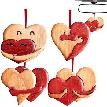 Орнамент във формата на сърце Знаци във формата на сърце за прегръдки Украса във формата на сърце за разговор Знаци на романтичната любов Декоративни в 