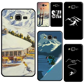 Каране на ски за Сняг Сноуборд Ски Калъф За Телефон Samsung Galaxy J7 J5 J3 2017 J1 2016 A6 A7 A8 A9 J6 J4 Plus J8 2018 Калъф