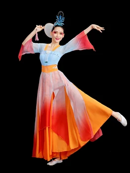Древнекитайские рокли за традиционни танци от Hanfu, женски доброто карнавалния костюм на фея за cosplay, облекло за тематични партита, Рокли Hanfu за жени