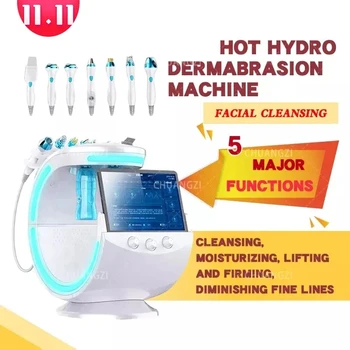 Устройство за почистване на лицето h2 o2 7 В 1 с био-лифтингом лице, омоложением на кожата, избелване на Козметични оборудване