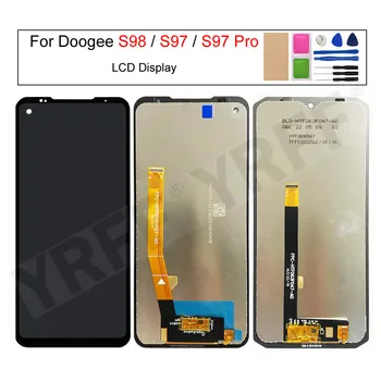 LCD дисплей + Дигитайзер с Докосване на екрана В събирането За Doogee S97 Pro, За Doogee S98, Смяна на телефона С Lcd екран