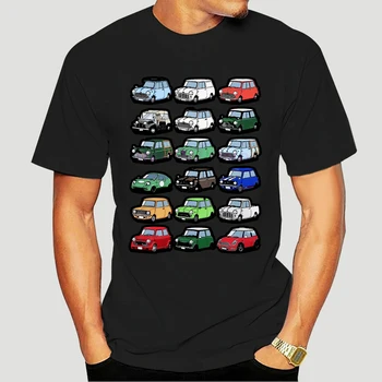 2019 Тениска с принтом austin mini Мъжка Лятна Стилна Тениска austin mini Cooper Austin Classic Car С къс ръкав 7054X