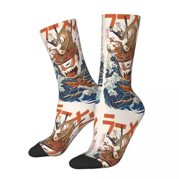 The Great Ramen От Kanagawa Food Чорапи Мъжки и женски пролетта чорапи Harajuku