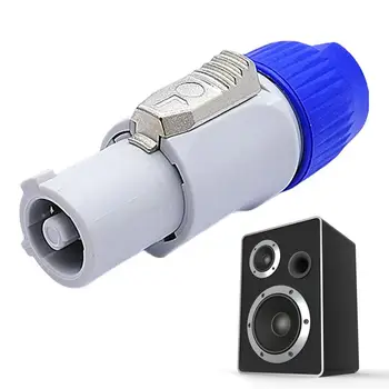 Включете динамика Twist Lock Професионален мъжки Twist Lock Включете аудиоколонки Speakon Конектор за закрепване на кабел Екологично чист еднократна употреба 3