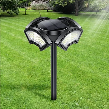 304 led външни охранителни фенер на слънчевата енергия - водоустойчива, безжична и са подходящи за дом, градина, вътрешен двор и гараж!