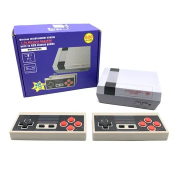 Ретро Безжична портативна игрална конзола с 4 клавиши, вграден 620 класически игрови контролери за NES TV, преносим мини-игрова конзола Joypad