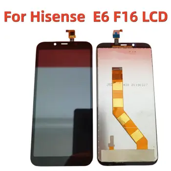 За мобилен телефон Hisense E6 F16 С LCD екран Подмяна на Модул Докосване на екрана на Вътрешния И Външния Екран, В Колекцията С Рамка