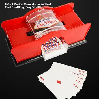 Устройство за разбъркване на карти, ръчно покер машина за размесването на карти, ръководство за перетасовке карти за игра на Блекджек, Texas hold ' em, домашна карти за покер